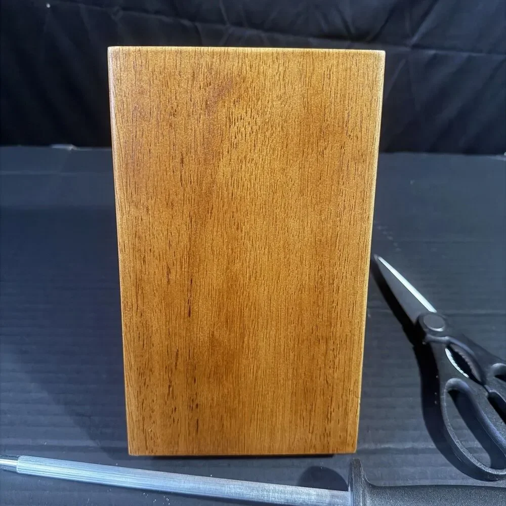 Chicago Cutlery 14-Slot Knife Block Wood Storage Block with Sharpener & Scissors